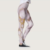 Golden Vein Marble Blush Aura Leggings (Rechts)