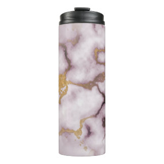 Golden Vein Marble  Blush Aura Thermal Tumbler Thermosbeker