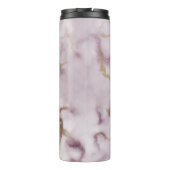 Golden Vein Marble  Blush Aura Thermal Tumbler Thermosbeker (Achterkant)