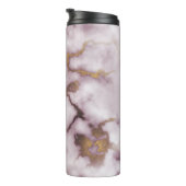 Golden Vein Marble  Blush Aura Thermal Tumbler Thermosbeker (Geroteerd rechts)