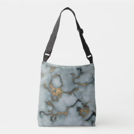 Golden Vein Marble Ocean Mist Crossbody Bags Crossbody Tas