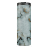 Golden Vein Marble  Ocean Mist Thermal Tumbler Thermosbeker (Achterkant)