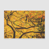 Golden veins in het najaar tissuepapier (Voorkant)