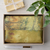 Golden vel muziekpapier tissuepapier (Geschenk)