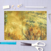 Golden vel muziekpapier tissuepapier (Craft)