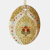 Golden Venetiaanse damasvraag Keramisch Ornament (Rechts)