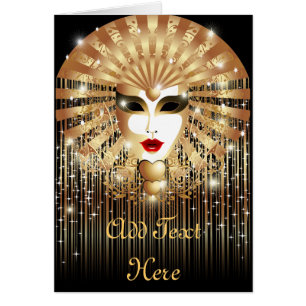 Golden Venice Carnival Party Masker