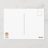 Golden Venice Carnival Party Masker Briefkaart (Achterkant)