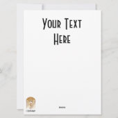 Golden Venice Carnival Party Masker Feestdagenkaart (Achterkant)