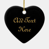 Golden Venice Carnival Party Masker Keramisch Ornament (Achterkant)