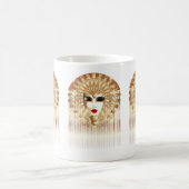 Golden Venice Carnival Party Masker Koffiemok (Center)