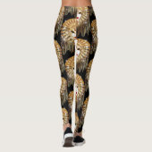 Golden Venice Carnival Party Masker Leggings (Achterkant)