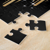 Golden Venice Carnival Party Masker Legpuzzel (Zijkant)