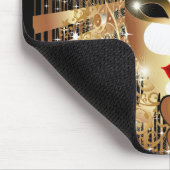 Golden Venice Carnival Party Masker Muismat (Hoek)