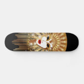 Golden Venice Carnival Party Masker Persoonlijk Skateboard (Horizontaal)
