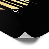 Golden Venice Carnival Party Masker Poster (Hoek)