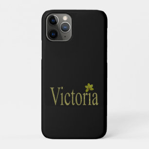 Golden Victoria Name, Hoesje-Mate iPhone Case