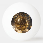 Golden Victory: Netball gevangen in een glanzend n Pingpongbal (Voorkant)