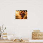 Golden Vineyard Grapes Poster - Autumn Sun (Keuken)