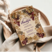 Golden Vineyard Thanksgiving Kaart