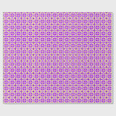 Golden Violets Cadeaupapier (Vlak)