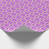 Golden Violets Cadeaupapier (Hoek)