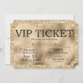 Golden VIP TICKET Special Event Kaart (Voorkant)