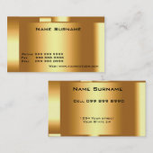 Golden Visitekaartje Gold (Voorkant / Achterkant)