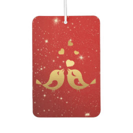 Golden Vogels harten Rood schitterend mooi bijtend Luchtverfrisser