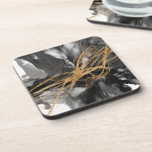 Golden Vortex I Bier Onderzetter (Linkerzijde)