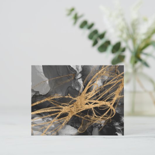 Golden Vortex I Briefkaart (Staand voorkant)