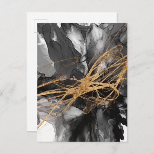 Golden Vortex I Briefkaart (Voorkant / Achterkant)