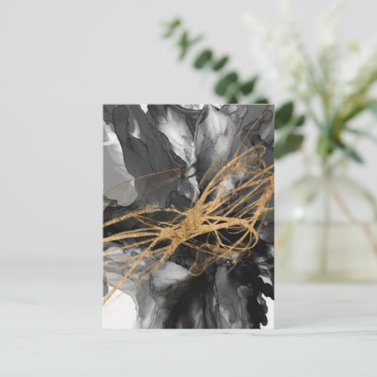 Golden Vortex I Briefkaart (Staand voorkant)