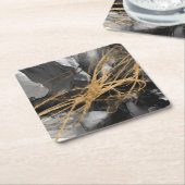 Golden Vortex I Kartonnen Onderzetters (Schuin)