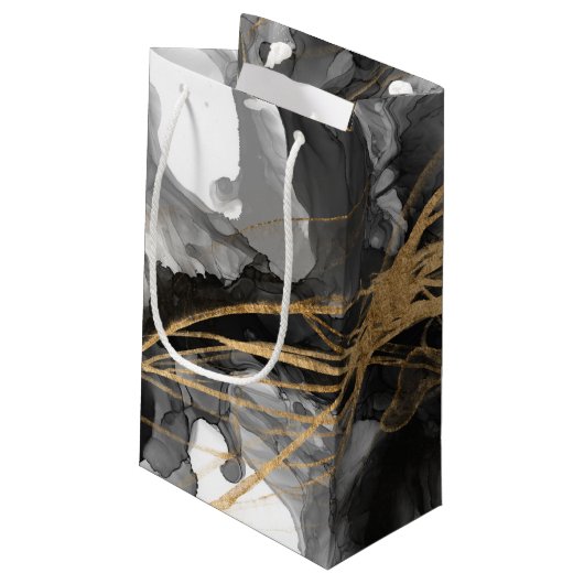 Golden Vortex I Klein Cadeauzakje (Achterkant Gekanteld)