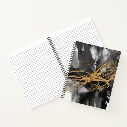 Golden Vortex I Notitieboek (Binnen)