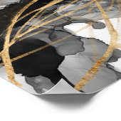 Golden Vortex I Poster (Hoek)