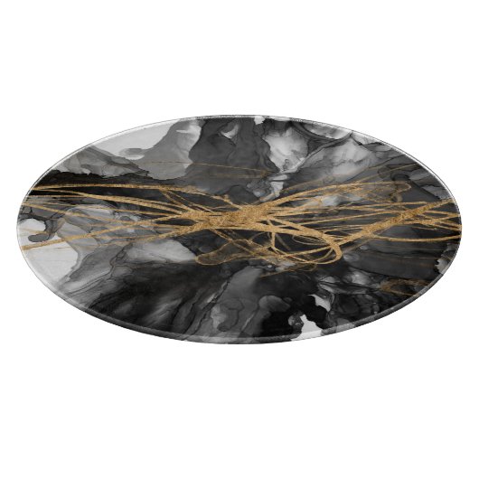 Golden Vortex I Snijplank (Hoek)