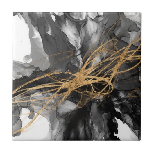 Golden Vortex I Tegeltje (Voorkant)