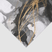 Golden Vortex I Tissuepapier (Detail)