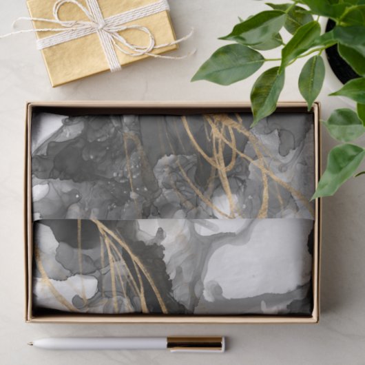 Golden Vortex I Tissuepapier (Geschenk)