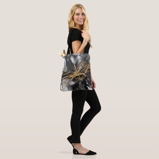 Golden Vortex I Tote Bag (Op model)