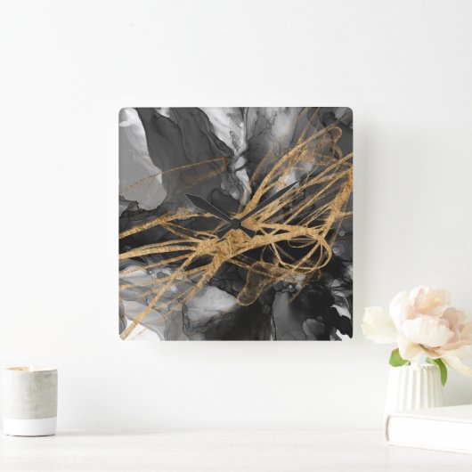 Golden Vortex I Vierkante Klok (Huis)