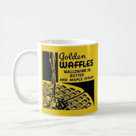Golden Waffles Breakfast Koffiemok (Links)