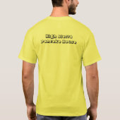 Golden Waffles Restaurant met naam T-shirt (Achterkant)