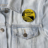 Golden Waffles Wallow in Butter Ronde Button 5,7 Cm (In situ)