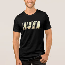 Golden Warrior - Bold Metallic Tri-Blend Shirt