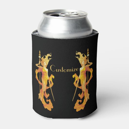 Golden Warrior Goddess Thunder_Cove Blikjeskoeler (Blikje Voorkant)