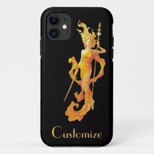 Golden Warrior Goddess Thunder_Cove Case-Mate iPhone Case