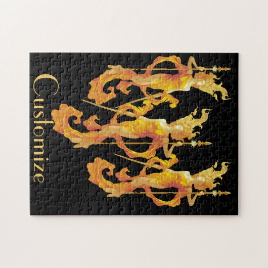 Golden Warrior Goddess Thunder_Cove Legpuzzel (Horizontaal)